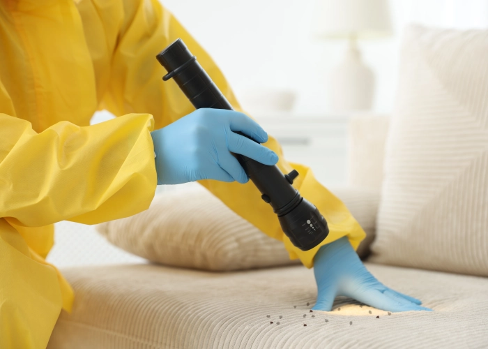 Behandlung von Bettwanzen in Pont-de-la-Morge 1962